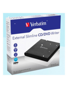 Regrabadora externa cd dvd verbatim slimline