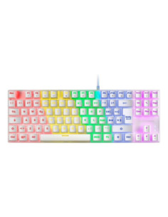 Teclado inalambrico mars gaming mk80 blanco