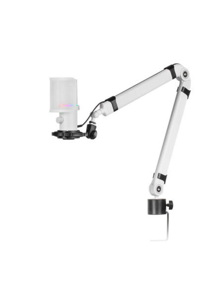 Microfono profesional mars gaming mmicxt blanco