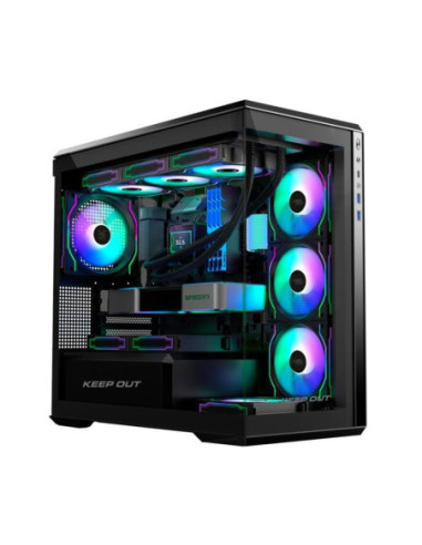 Caja ordenador gaming keep out xc - 905