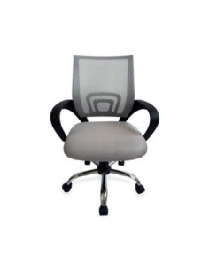 Silla oficina equip 651015 gris ergonomica