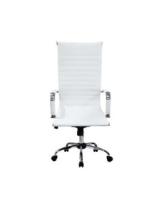 Silla oficina equip 651017 blanca ergonomica