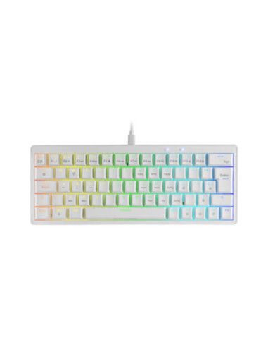Teclado mars gaming mkminipro rgb blanco