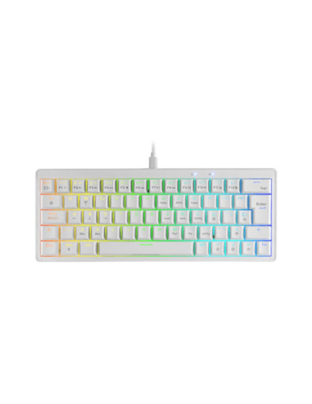 Teclado mars gaming mkminipro rgb blanco
