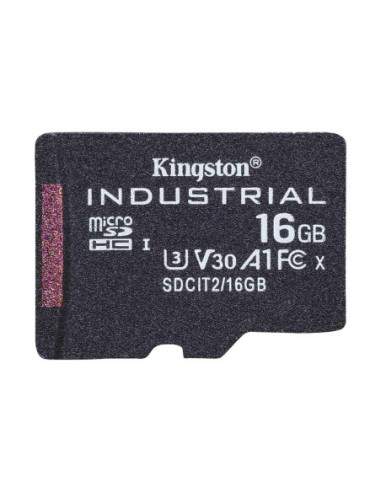 Tarjeta memoria sdhc 16gb kingston industrial