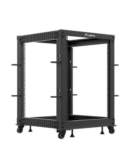 Armario lanberg abierto rack 19 pulgadas 15u