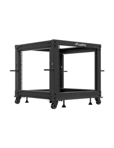 Armario lanberg abierto rack 19 pulgadas 9u