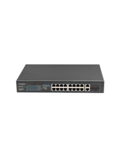 Switch lanberg 18 puertos 100mb 16xpoe+