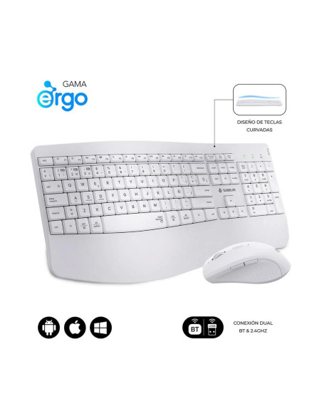 Teclado + raton subblim combo dual