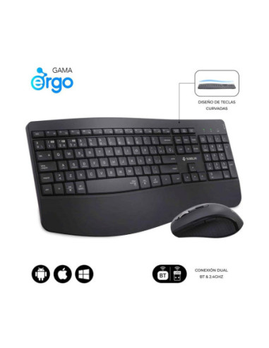 Teclado + raton subblim combo dual