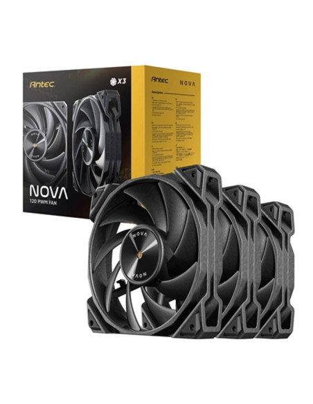 Ventilador cpu antec nova 3x 120mm