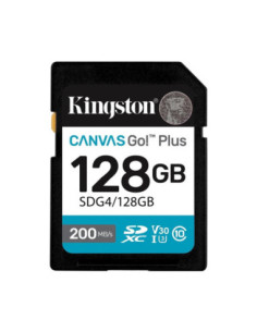 Tarjeta memoria sdxc 128gb kingston canvas