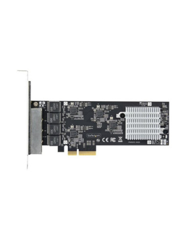 Tarjeta red startech pr42gi - network - card 4x rj45