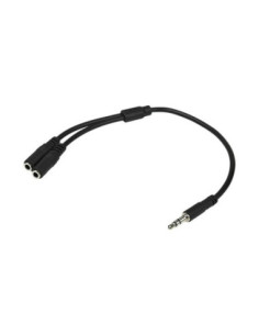 Cable jack 3.5mm startech 0.20m macho - hembra