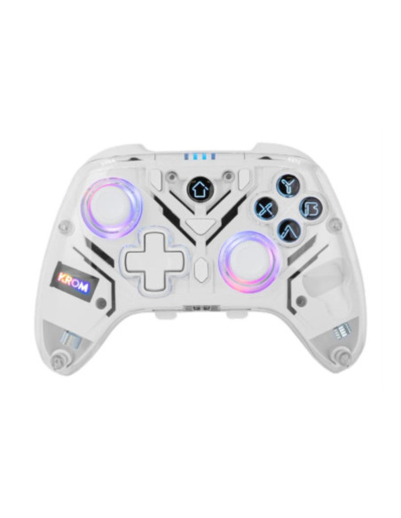 Gamepad krom krystal inalambrico rgb bt