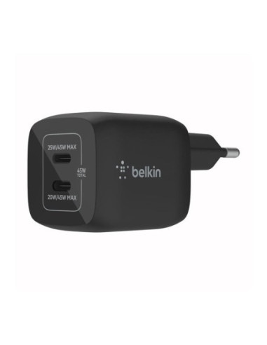 Cargador pared belkin wch011vfbk 45w 2x