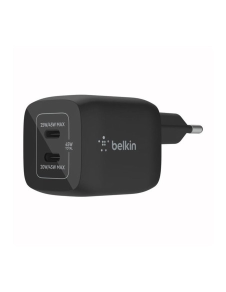 Cargador pared belkin wch011vfbk 45w 2x