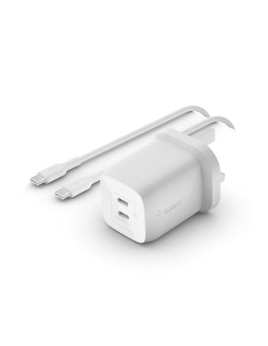 Cargador pared belkin wch013vf2mwh - b6 65w 2x