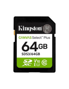 Tarjeta memoria sdxc 64gb kingston canvas