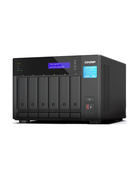 Servidor nas qnap tvs - h674t 6 bahias