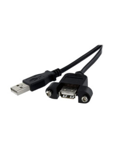 Cable usb 2.0 startech 0.30m macho - hembra