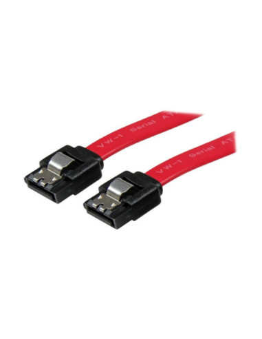 Cable sata startech 0.30m macho - macho rojo