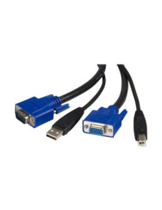 Cable kvm 2 en 1 startech