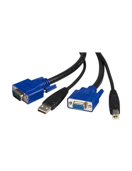 Cable kvm 2 en 1 startech