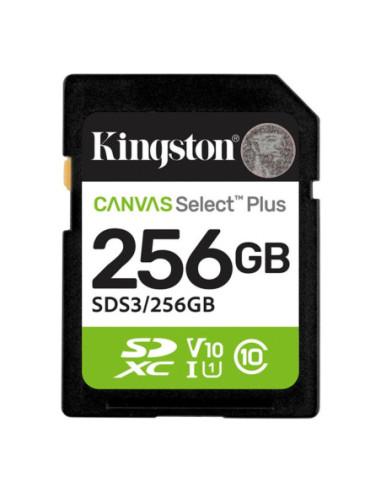 Tarjeta memoria sdxc 256gb kingston canvas