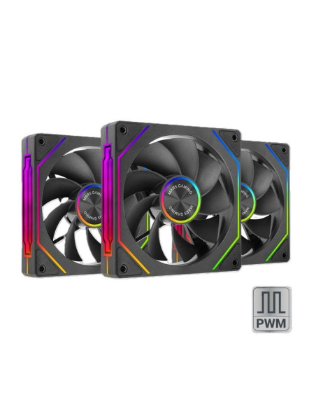 Ventilador mars gaming mf - linkfinity argb 3x