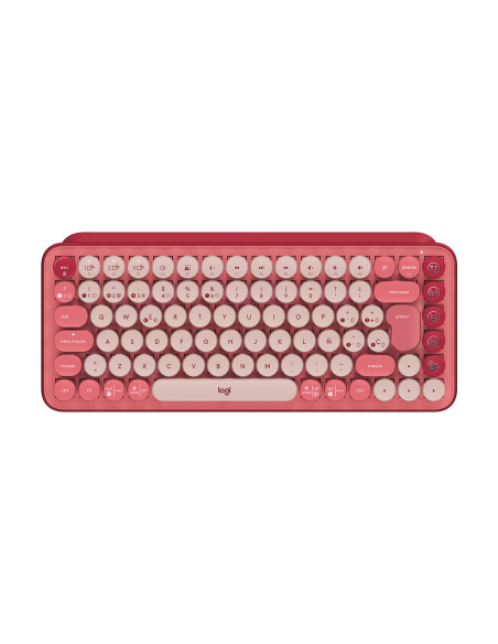 Teclado logitech pop keys heartbreaker rosa