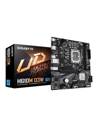 Placa base gigabyte h610m d3w 1700