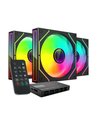 Ventilador caja mars gaming mf3dprokit argb