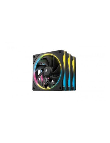 Ventilador caja deepcool fl12 - 3in1 argb 3x