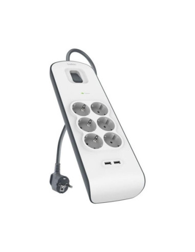 Regleta alimentacion belkin bsv604vf2m - v2 proteccin contra