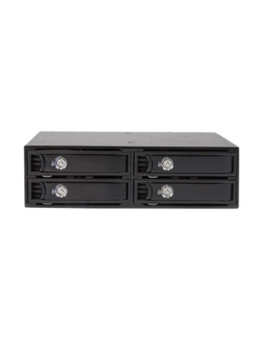 Rack movil startech 5.25 pulgadas 4x 2.5 pulgadas