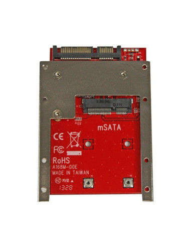 Adaptador msata a sata startech 2.5 pulgadas