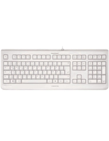 Teclado cherry kc 1068 usb blanco