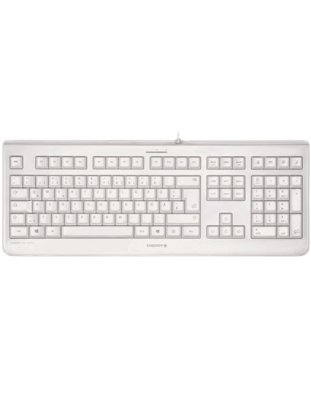 Teclado cherry kc 1068 usb blanco