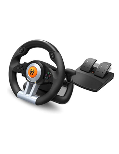 Volante krom k - wheel gaming pc ps3