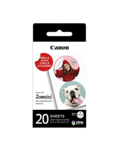 Papel fotografico canon zinkpaper zp2030 - 2c - 20 pegatinas