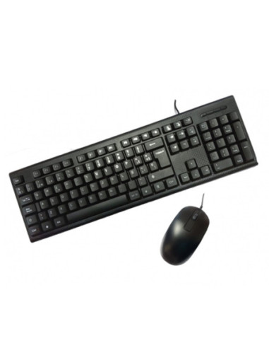 Kit teclado + raton pc case