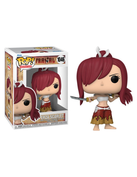 Funko pop animacion fairy tail erza