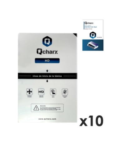 Laminas proteccion frontales tablet qcharx hidrogel