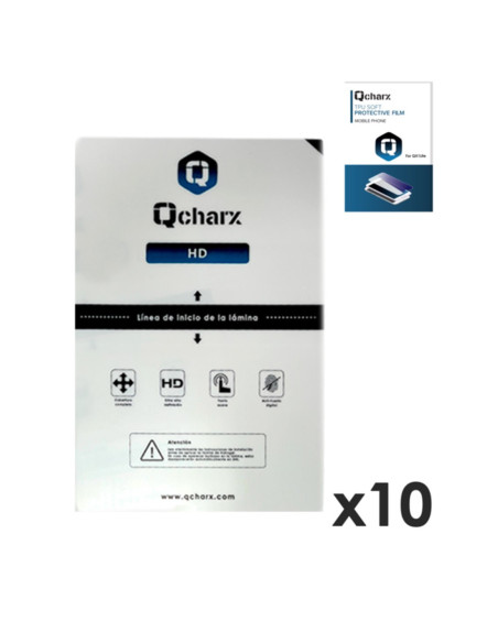 Laminas proteccion frontales tablet qcharx hidrogel