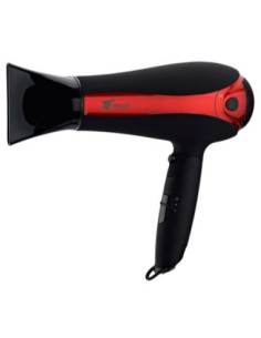 Secador pelo thulos th - hd2000 negro rojo