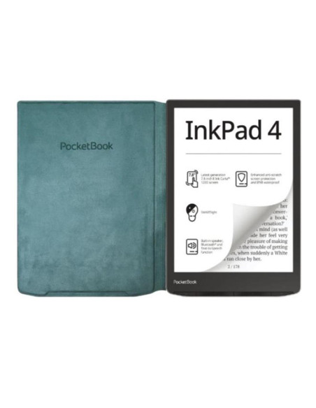 Pocketbook funda 743 flip cover verde