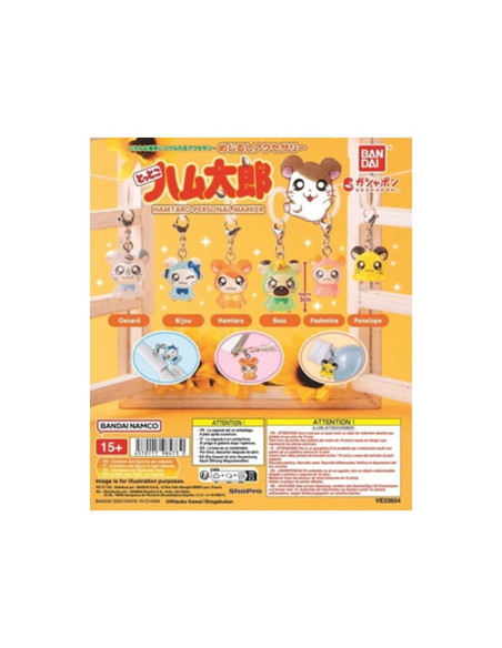 Surtido gashapon 40 unidades hamtaro personal