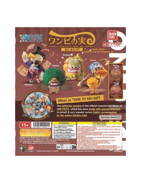 Surtido bandai gashapon one piece mi