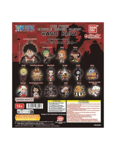 Surtido bandai gashapon one piece rubber